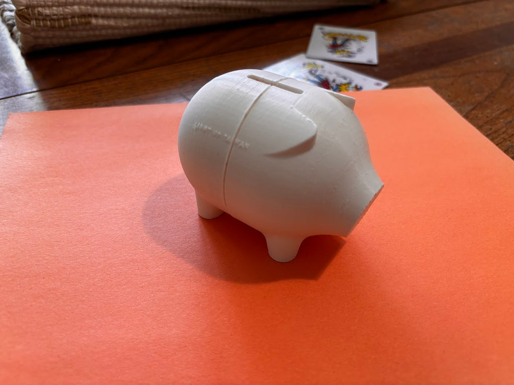 3D Printed Piggy Bank