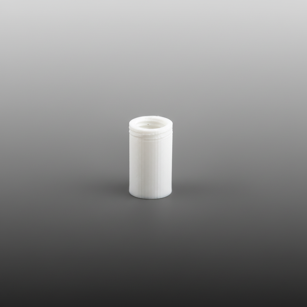 3D printed wall hook hollow tube - studio shot